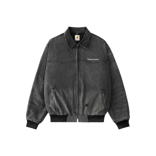 False Perception Jacket Unisex Washed Black