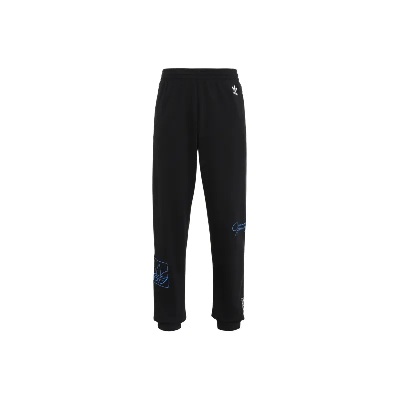 Adidas Originals GRAPHICS COMMON MEMORY Knitted Sweatpants Men Black-0