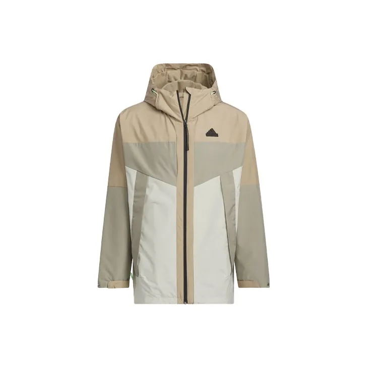 Adidas CITY ESCAPE City Escape Blocking Jacket Jackets Coats Men's Umber-0