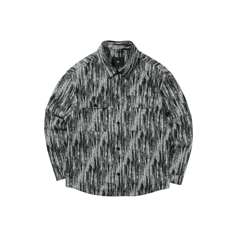 HLA Jackets Men Black Pattern 48-0