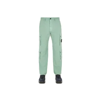 STONE ISLAND Cargo Pants Men Sage Green
