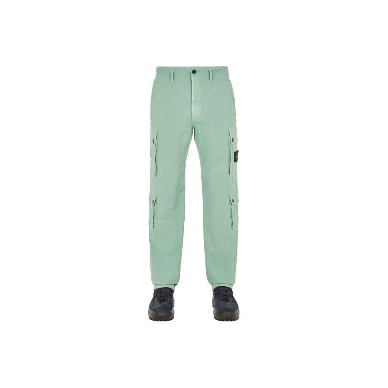STONE ISLAND Cargo Pants Men Sage Green-0