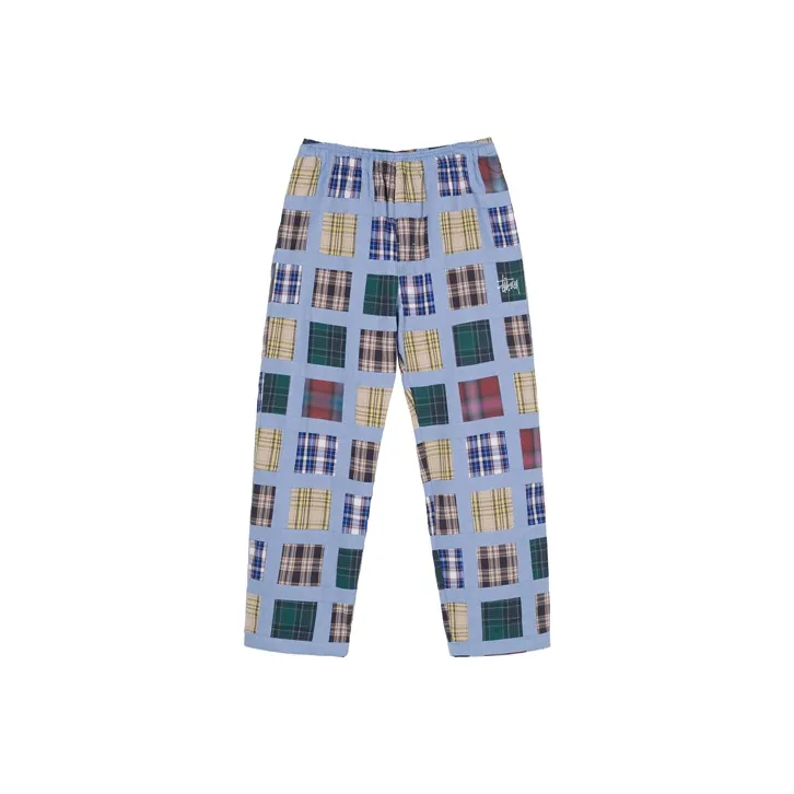 Stussy Madras Patchwork Relaxed Pant-0