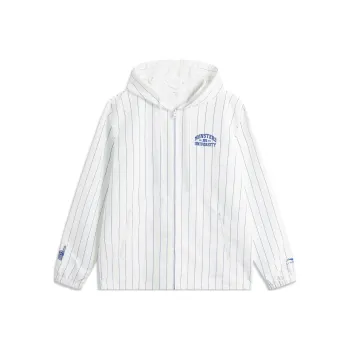 LiNing Sports Life Collection Jackets Coats Men's Ivory/Colorful Blue