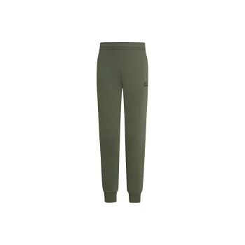 EMPORIO ARMANI EA7 Knitted Sports Pants Men's Dark Green