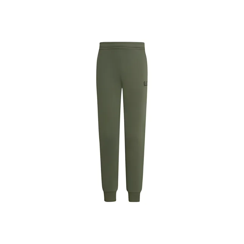 EMPORIO ARMANI EA7 Knitted Sports Pants Men's Dark Green-0