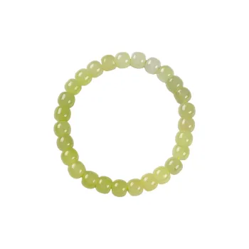 Execute The Blessing Hetian Jade Bracelets Yellow Jade Unisex