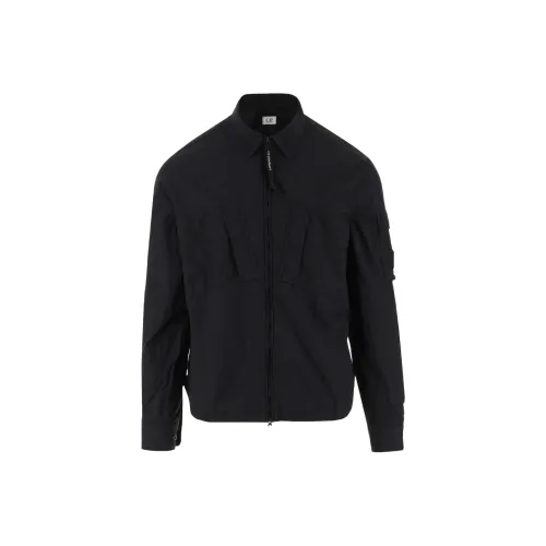 C.P.Company Taylon Lens Detail Zipped Shirt