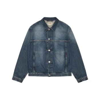 Stussy Trucker Jacket Vintage Denim