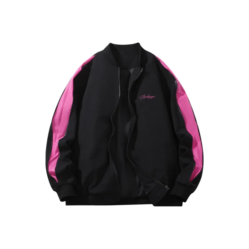 BOTH PLAY Jacket Unisex Black & Neon Green-4