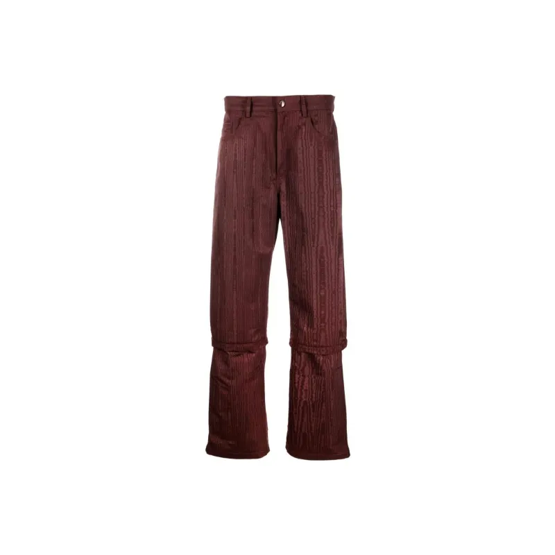 Marine Serre Cargo Pants Men Chestnut-0