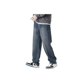 DUATOGE Jeans Men's Vintage Blue 