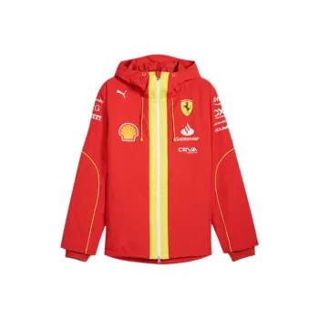 PUMA FerrariREPLICA SS24 Jacket Men's Red Yellow