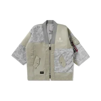 A BATHING APE X Alpha Industries Reversible Kimono Jacket