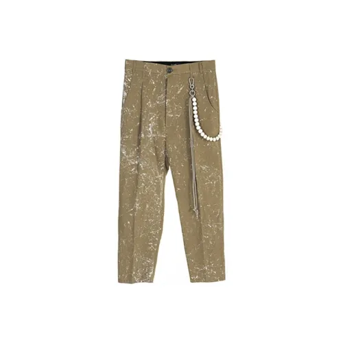 SONG FOR THE MUTE Casual Pants Men Khaki