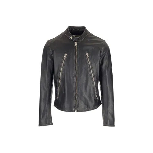 Nike Yoga Luxe Womens Hoodie FW22 Leather jacket YOHJI Men's Black