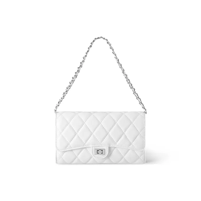 Soullight Soft Skin Feel Cell Phone Pouch, Crossbody Bag, Shoulder Bag Trumpets Women's White-2
