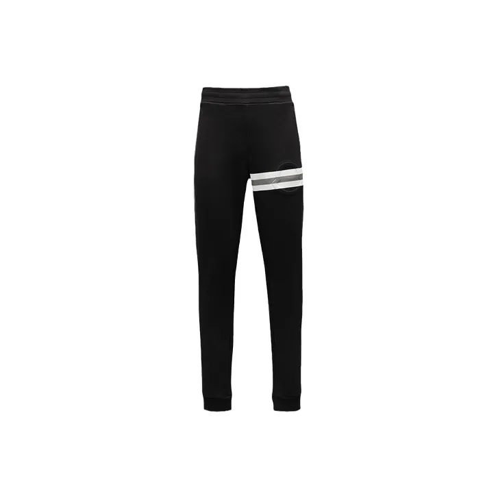 Moncler Knitted Sweatpants Men Black-0