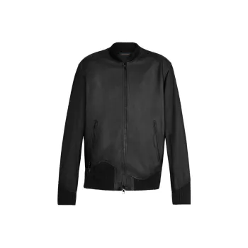 LOUIS VUITTON Reversible Leather Nylon Jacket