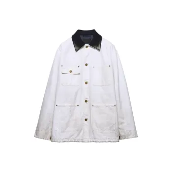 PRADA Jackets Coats Men's White