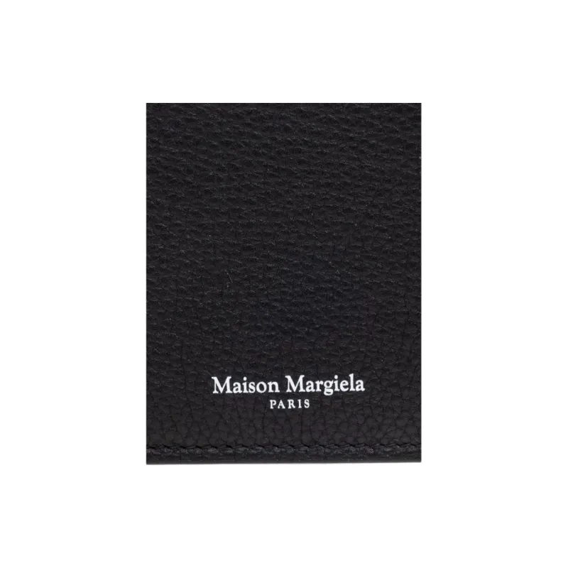 Maison Margiela Leather Card Holder Unisex Black-4