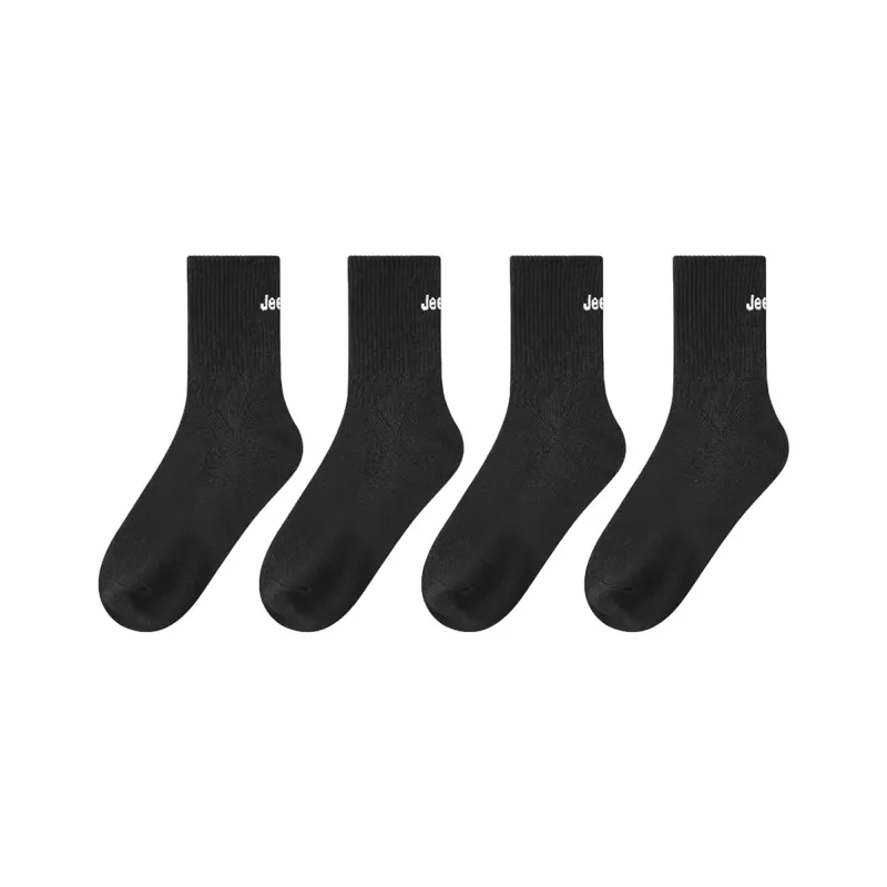Jeep Mid Calf Socks Unisex 4 Pack-7