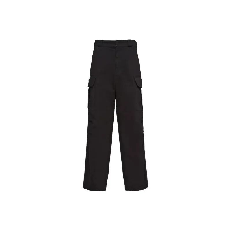 PRADA Cargo Pants Men Black-0