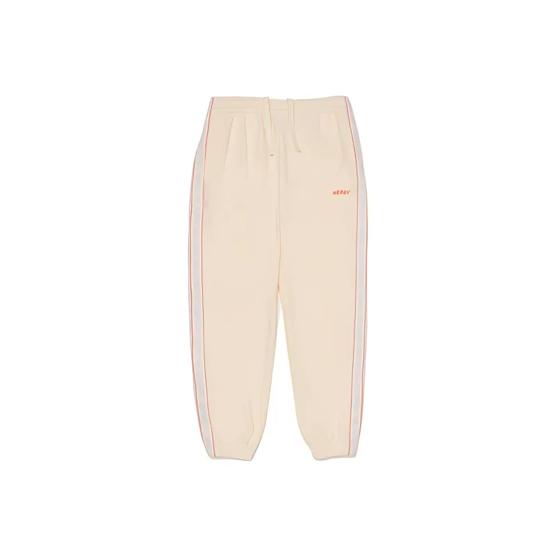 NERDY SS22 Jogger Moderate Sweatpants Unisex Cream-0