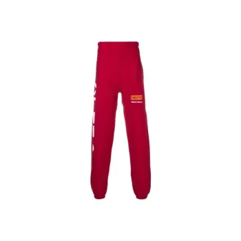 HERON PRESTON Knitted Sweatpants Unisex Red