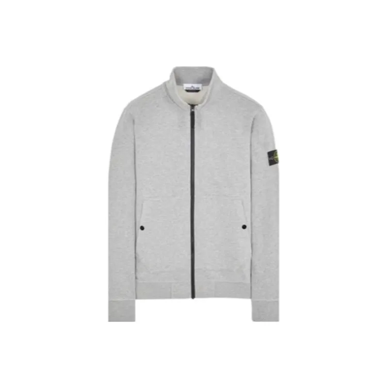 STONE ISLAND Jackets Coats Men's Light Gray-0