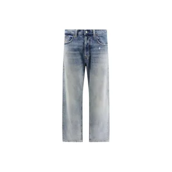 DIESEL 2010 D-Macs Logo Patch Mid-Rise Jeans