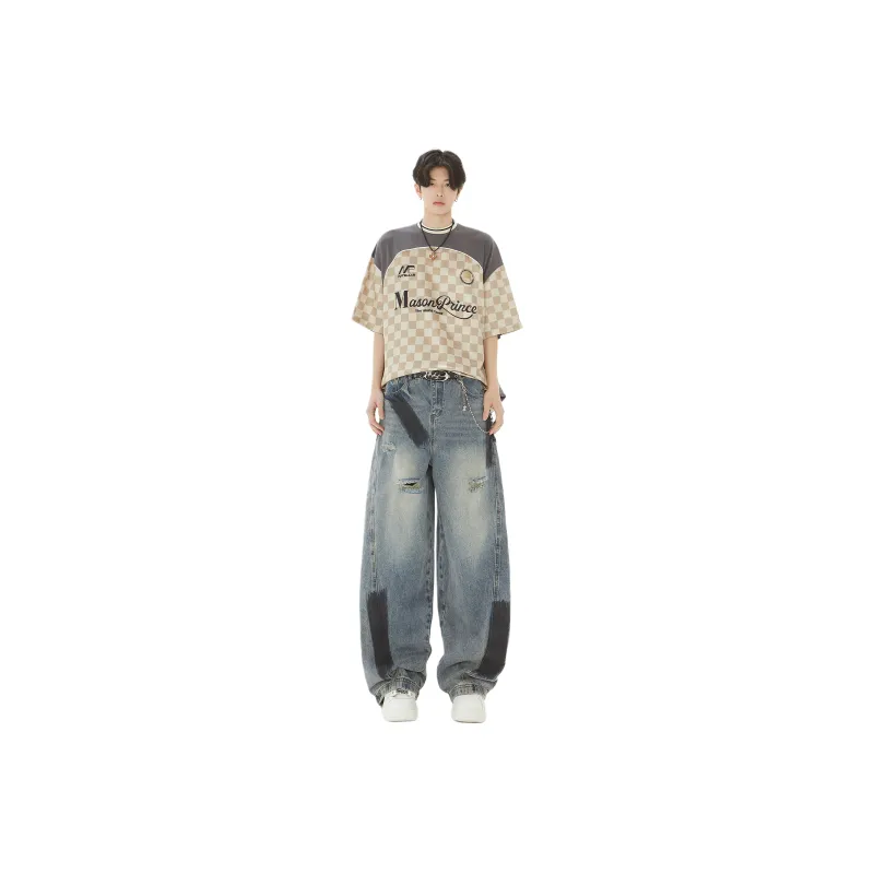 CREAZIONI LA FANTASIA E MOBILE Jeans Unisex Vintage Blue-0
