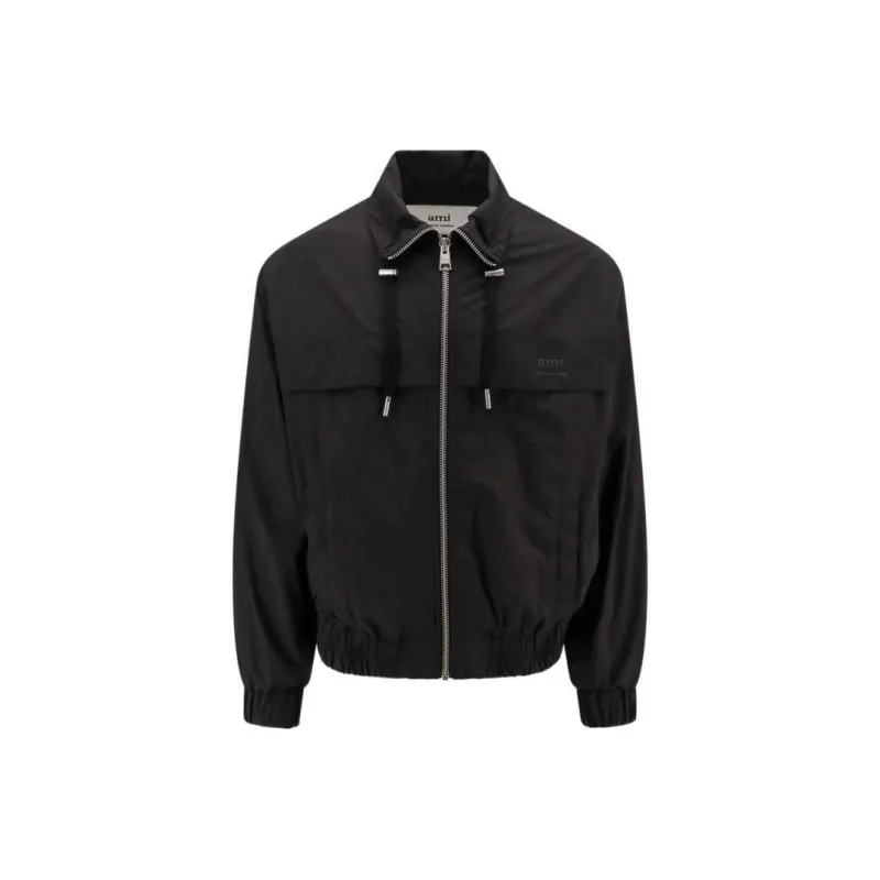 Ami Zipped Windbreaker-0