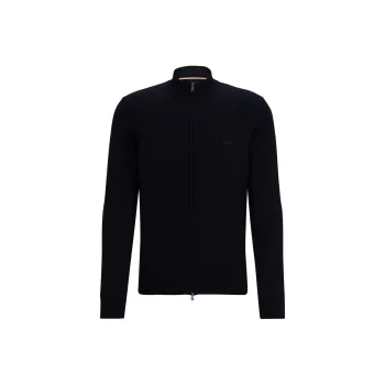 HUGO BOSS Knitted Zip Up Cardigan