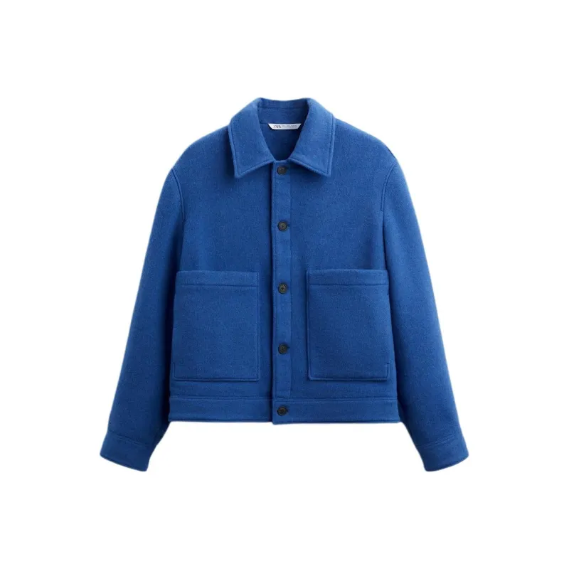 ZARA Jackets Coats Men's Dark Blue-0