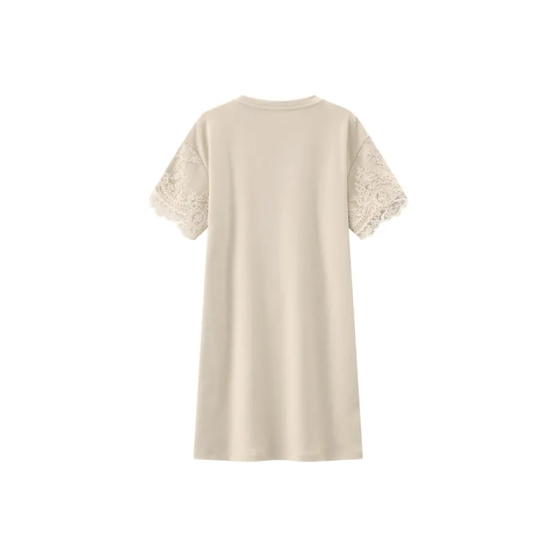 KUHNMARVIN Short Sleeved Dress Women's Khaki-1