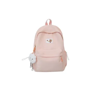 HCXK Nylon Backpack Unisex White/Pink/Black/Blue/Yellow