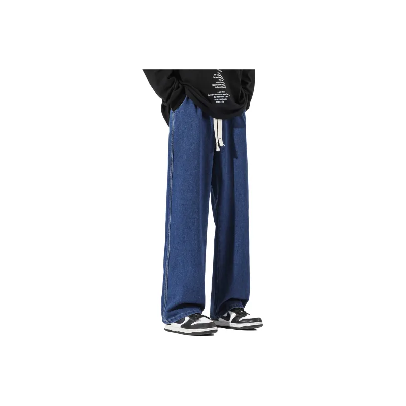 FONDLOOK Jeans Unisex Black Gray Color-7