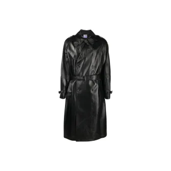 Vetements Leather Jackets Men Black