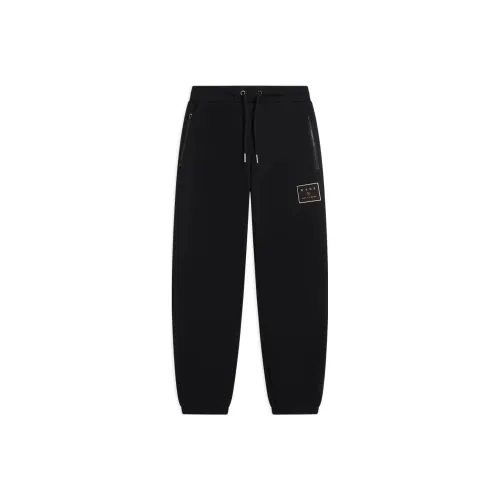 LINING Wade Collection Knitted Sweatpants Men Black
