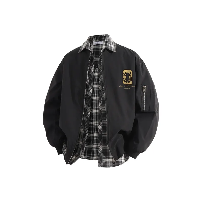 LIVINGTOWN Jackets Coats Unisex Navy Blue-2
