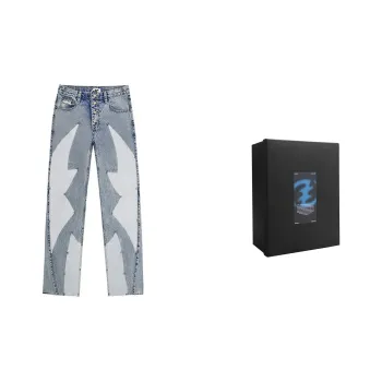 CEEC LA Straight Jeans Unisex Blue