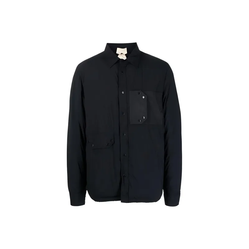 TEN C Padded Press stud Shirt Jacket-0