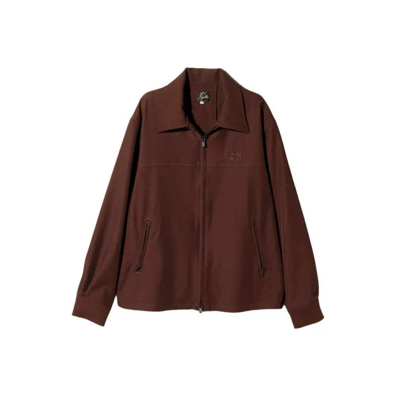 Needles Logo Embroidered Zip Up Jacket-0
