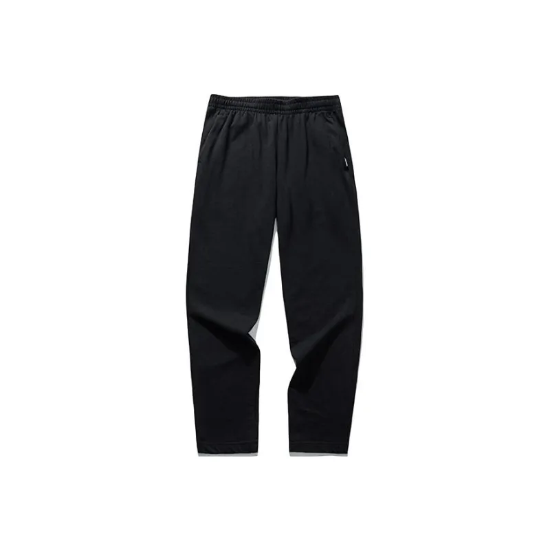 ANTA Basketball Collection Knitted Sweatpants Men Black-0