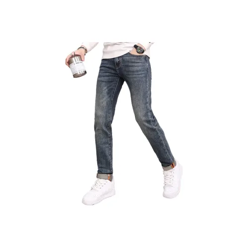 MIND ERROR Jeans Unisex Dark Blue Blue