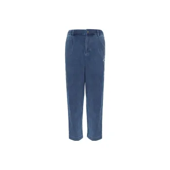 LI NING 1990 Blue Series Jeans Men Dark Iris Blue
