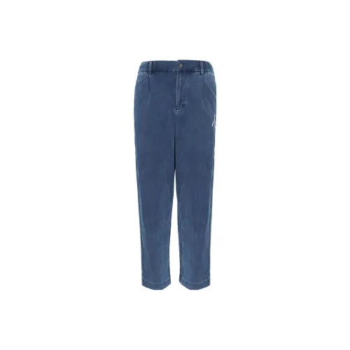 LI NING 1990 Blue Series Jeans Men Dark Iris Blue