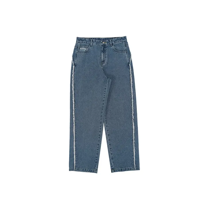 NERDY Straight Jeans Unisex Blue-0