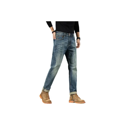 Devanro Jeans Men Blue
